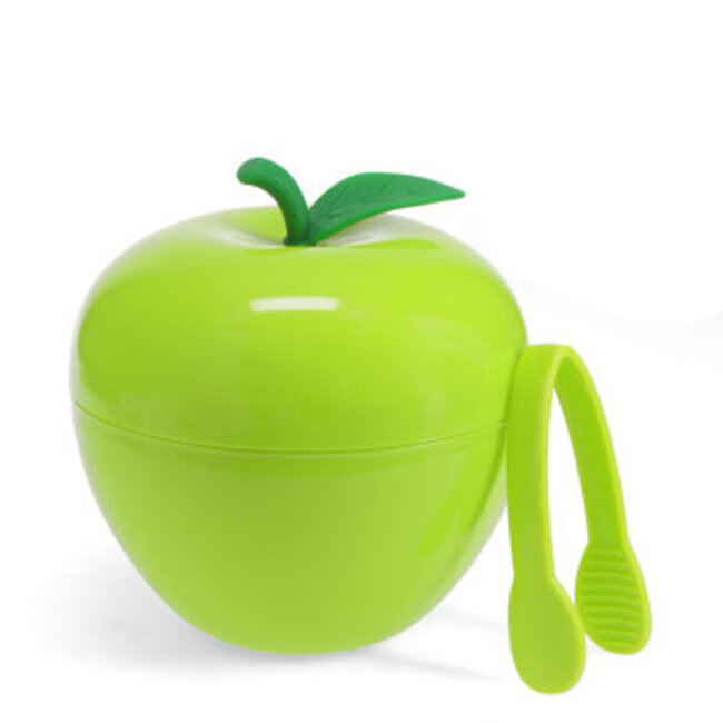 Fruit Ice bucket With Lid & Tongs apple