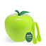 Fruit Ice bucket With Lid & Tongs apple