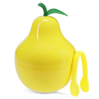 Rex London Fruit Ice bucket With Lid & Tongs pear