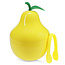Fruit Ice bucket With Lid & Tongs pear