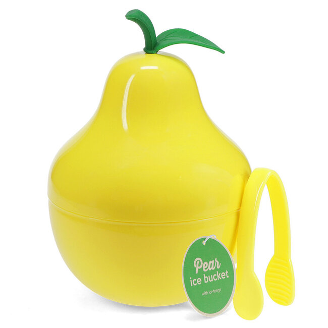 Eiskübel In Obstform Mit Deckel Und Zange birne