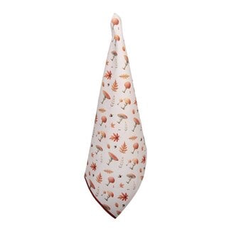 Clayre & Eef Tea towel Autumn Toadstools