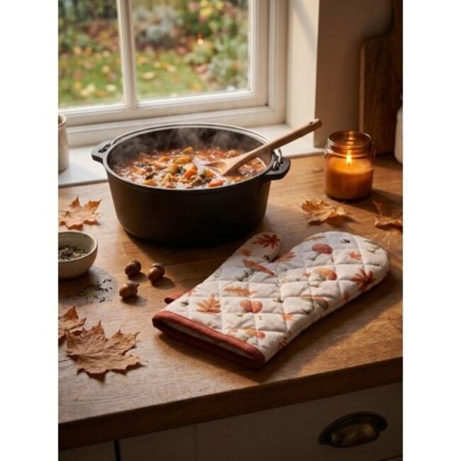 Oven mitt Autumn Toadstools