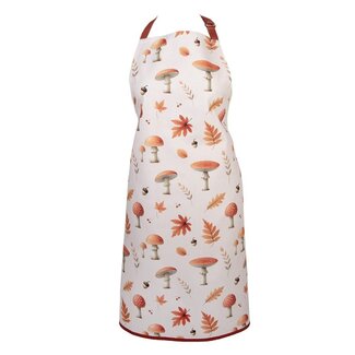 Clayre & Eef Kitchen apron Autumn Toadstools