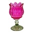 Clayre & Eef Teelichthalter Flower pink
