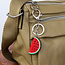 Beaded Keyring Bag Charm Watermelon