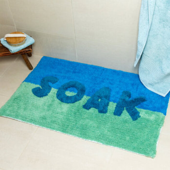 Badematte/Teppich Soak blue/teal