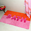Badematte/Teppich Bath orange/pink