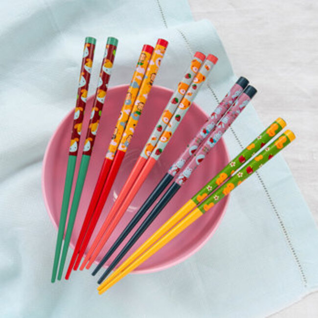 Children's Bamboo Chopsticks Cute Animals