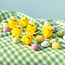 Fluffy Easter Decorations Mini Chicks Set of 6