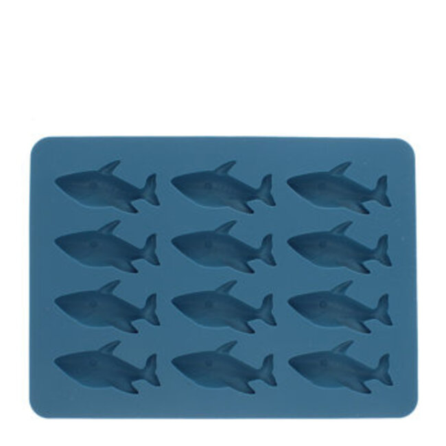 Silicone ice cube tray Shark