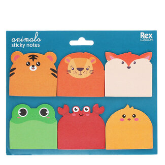 Rex London Sticky Notes Animals Set of 6
