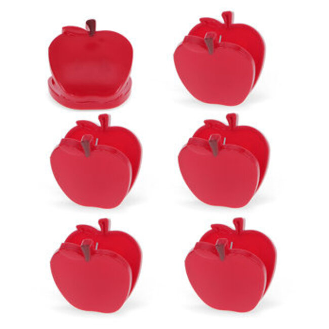 Bag Clips Apple Set of 6