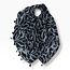 Scarf Dry Leaves navy
