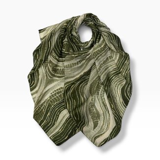 M&K Collection Scarf River green