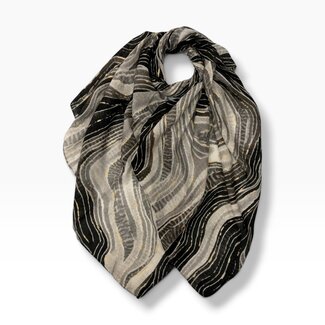 M&K Collection Scarf River black