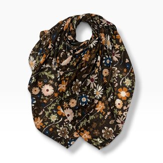M&K Collection Scarf Wild Meadow brown