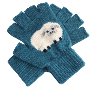 Pure & Cozy Gloves Sheep blue