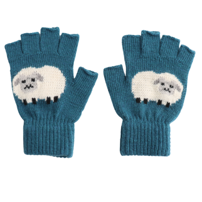 Gloves Sheep blue