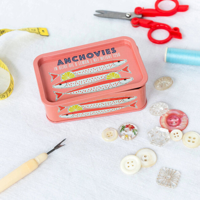 Mini-Aufbewahrungsdose mit Deckel Anchovies