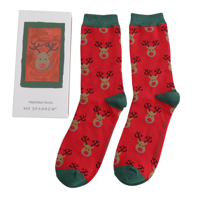 Men’s Matchbox Socks Reindeer