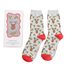 Damen-Socken Matchbox Reindeer & Holly