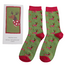 Damen-Socken Matchbox Xmas Sausage Dogs
