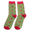 Damen-Socken Matchbox Xmas Sausage Dogs