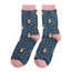 Damen-Socken Matchbox Winter Owls