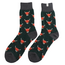 Miss Sparrow Mens Socks Woolmix Highland Cows green