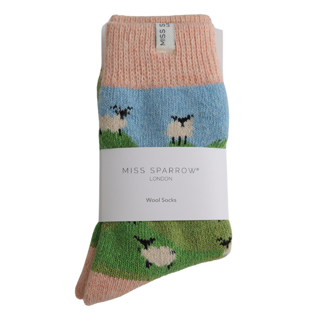 Socken Woolmix Highland Sheep duck egg