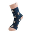 Socken Woolmix Winter Owls teal