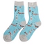 Socken Woolmix Yoga Poses duck egg