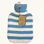 Wärmflasche Stripes cornflower & white