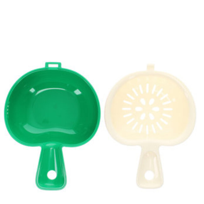 Colander Two Part Apple green