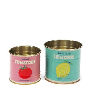 Rex London Aufbewahrungsdosen Lemon & Tomato Mini Set of 2
