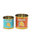 Storage Tins Mango Mini Set of 2