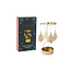 Tealight Spinner Christmas Tree gold
