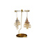 Teelicht-Spinner Christmas Tree gold