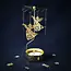 Tealight Spinner Christmas Angel gold