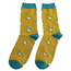 Mens Socks Bamboo Mallards mustard