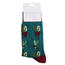 Mens Socks Bamboo Root Vegetables teal