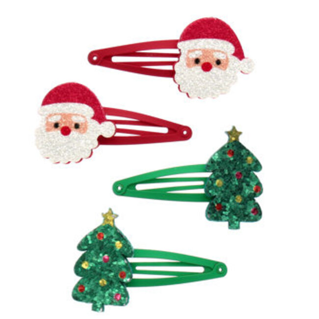 Haarclips Christmas Set of 4