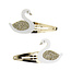 Hair Clips Swan Set of 2