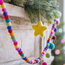 Felt Christmas Hanger Ster Kitschmas geel