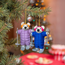 Felt Christmas Hanger Ijsbeer Skiër lila