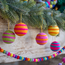 Felt Christmas Hanger Bal Streep Groen Kitschmas