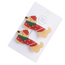 Red Cuckoo Haarklammer Red Coat Santa Dog Hair Set of 2