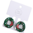 Red Cuckoo Haarklammer Mini Xmas Wreath Hair Set of 2