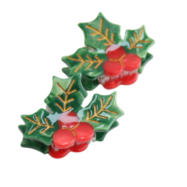 Haarklammer Mini Holly Hair Set of 2